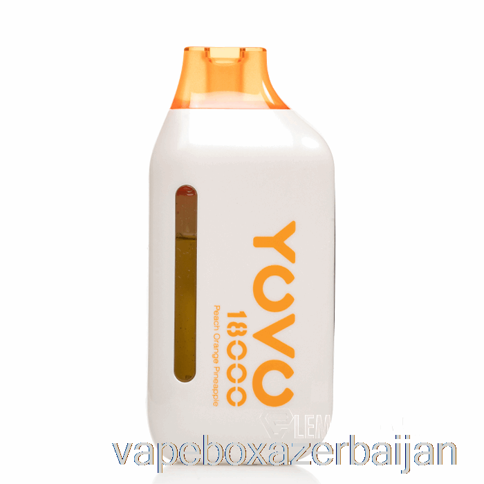 Vape Azerbaijan Yovo Ultra 18000 Disposable Peach Orange Pineapple